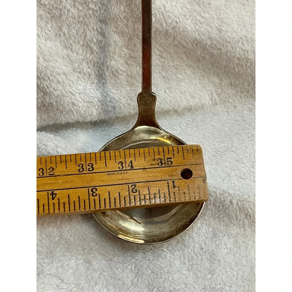 Bailey Banks & Biddle Co Fine Silver Plate Ladle Vintage Fiddle Handle Serving